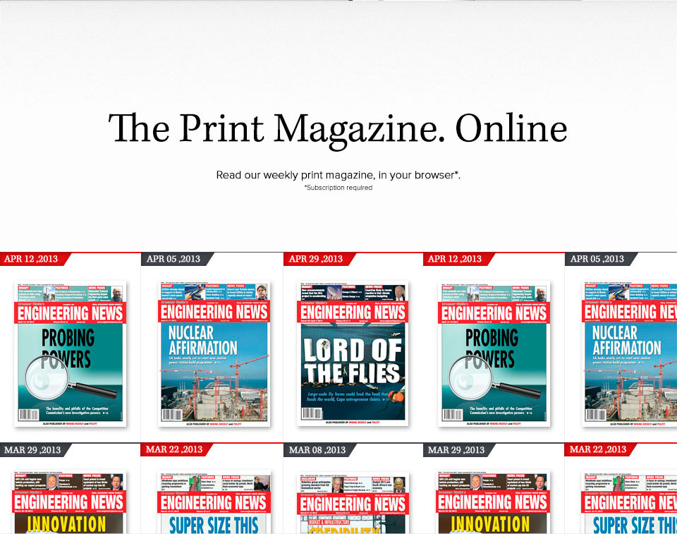 The Print Magazine. Online - Read our weekly print magazine in your browser. Subscription required.